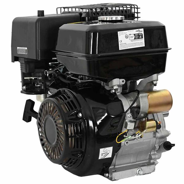 vidaXL Motor de gasolina 15 HP 11 kW negro