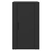 vidaXL Aparador de madera contrachapada negro 40x33x70 cm