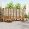 vidaXL Conjunto de sof&aacute;s de exterior 6 pcs Natural