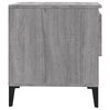 vidaXL Mesas auxiliares 2 uds contrachapada gris Sonoma 50x46x50 cm