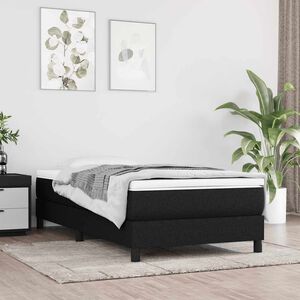 vidaXL Colch&oacute;n de muelles ensacados para ni&ntilde;os firmeza media tela negro 80x160 cm
