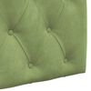 vidaXL Cabecera Colgante Verde claro 130 x 55 x 7 cm Terciopelo