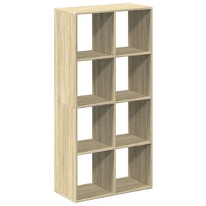 vidaXL Librer&iacute;a divisor madera ingenier&iacute;a roble Sonoma 69,5x29x137,5cm