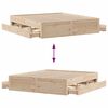 vidaXL Cama con cajones sin colch&oacute;n madera maciza de pino 180x200 cm