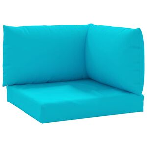 vidaXL Cojines para pal&eacute;s 3 piezas tela Oxford turquesa