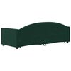 vidaXL Sof&aacute; cama nido terciopelo verde oscuro 80x200 cm