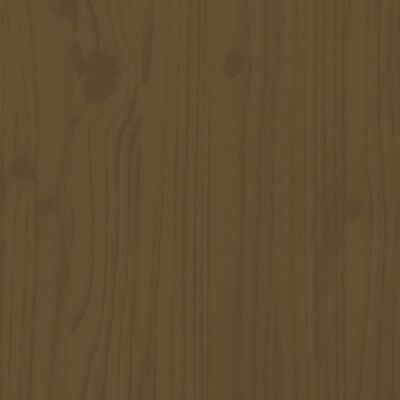 vidaXL Cabecero de cama madera maciza de pino marrón miel 146x6x101 cm