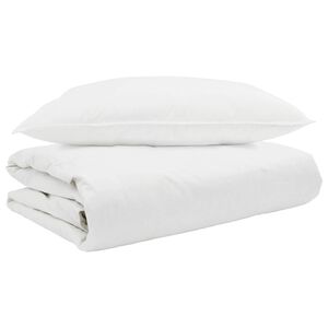 vidaXL Edred&oacute;n de Verano con almohada 2 pcs Pluma de pato