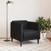 vidaXL Sillón de tela negro