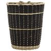 vidaXL Cesto para leña con correas transporte sauce natural 50x44x58cm