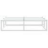 vidaXL Estructura cama sin colch&oacute;n metal blanco 140x200 cm