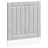 vidaXL Panel lavavajillas Lucca madera contrachapada gris hormig&oacute;n