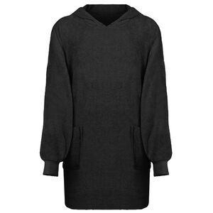 vidaXL Sudadera manta KINN Negro L Algod&oacute;n
