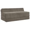 vidaXL Sof&aacute; Cama Plegable Gris Claro 120 x 60 x 49 cm Tela