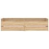 vidaXL Estructura de cama con cajones roble Sonoma 100x200 cm