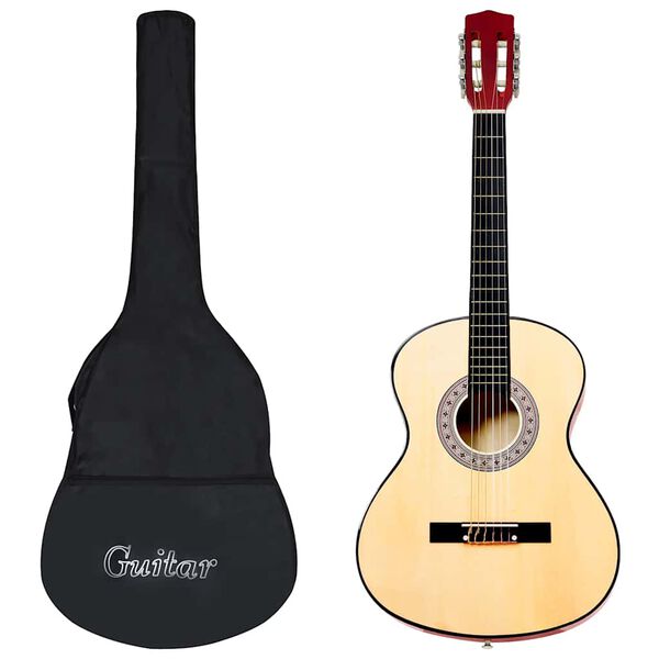 vidaXL Guitarra cl&aacute;sica para principiantes con funda 3/4 36"