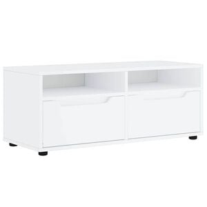 vidaXL Mueble de TV VISNES blanco 100x40x38 cm madera de ingenier&iacute;a