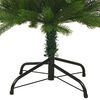 vidaXL Árbol de Navidad artificial estrecho con soporte PE 210 cm