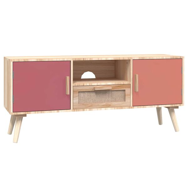 vidaXL Mueble de TV con puertas madera contrachapada 105x30x45 cm
