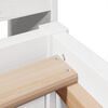 vidaXL Estructura de cama sin colchón madera maciza blanca 75x190 cm