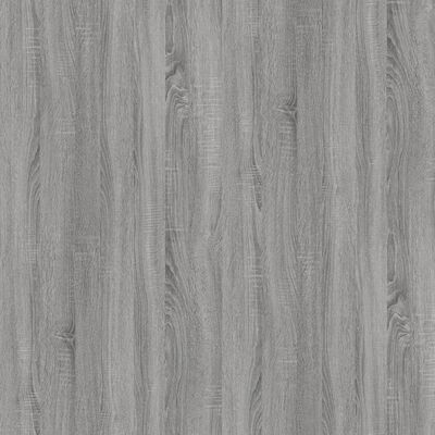vidaXL Aparador de madera contrachapada gris Sonoma 100x33x59,5 cm