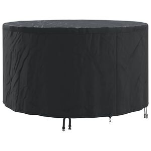 vidaXL Funda para muebles Negro 157 x 157 x 71 cm Tela Oxford 600D