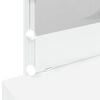 vidaXL Tocador con luces LED blanco 100x40x120 cm