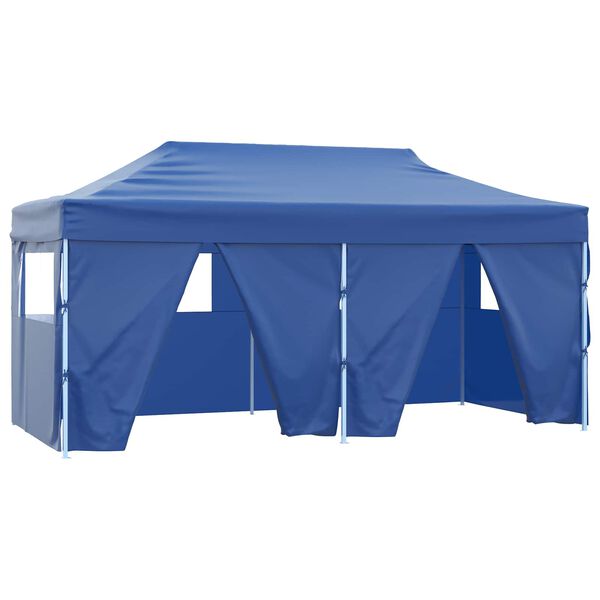 vidaXL Carpa de Fiesta Azul 291 x 580 x 315 cm Tela Oxford
