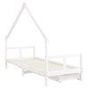 vidaXL Estructura cama ni&ntilde;os con cajones madera pino blanco 80x200 cm