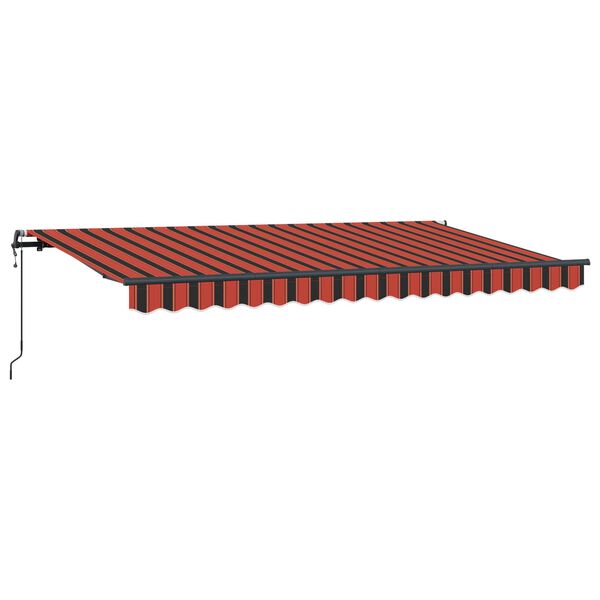 vidaXL Toldo Retr&aacute;ctil Naranja 400 x 200 cm tela