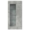 vidaXL Mueble de pared Gris hormigón 55 x 29 x 100 cm
