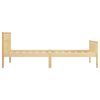 vidaXL Estructura de cama sin colch&oacute;n madera maciza de pino 90x200 cm