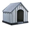 vidaXL Caseta para perros gris 92x87x91 cm pl&aacute;stico