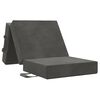 vidaXL Sof&aacute; Cama Plegable 90 x 67 x 45 cm Gris oscuro