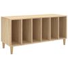 vidaXL Mueble discos madera contrachapada roble Sonoma 100x38x48 cm