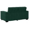 vidaXL Sof&aacute; de 2 plazas de terciopelo verde oscuro 160x78x84 cm