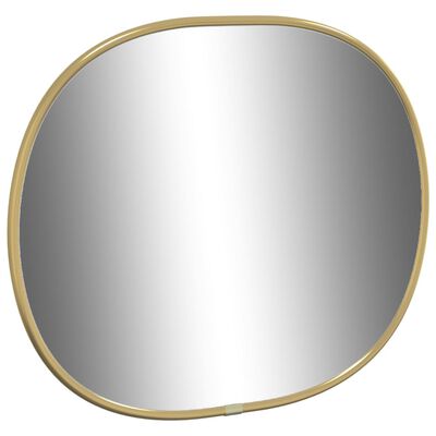 vidaXL Espejo de pared dorado 30x25 cm