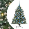 vidaXL &Aacute;rbol de Navidad artificial Verde 120 cm PVC, Pl&aacute;stico y Acero