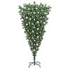 vidaXL &Aacute;rbol de Navidad artificial pre-iluminado al rev&eacute;s con set de bolas