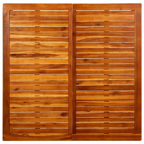 vidaXL Mesa de centro de jardín madera maciza de acacia 110x110x45 cm