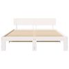 vidaXL Estructura de cama 140 x 200 cm Madera de pino macizo