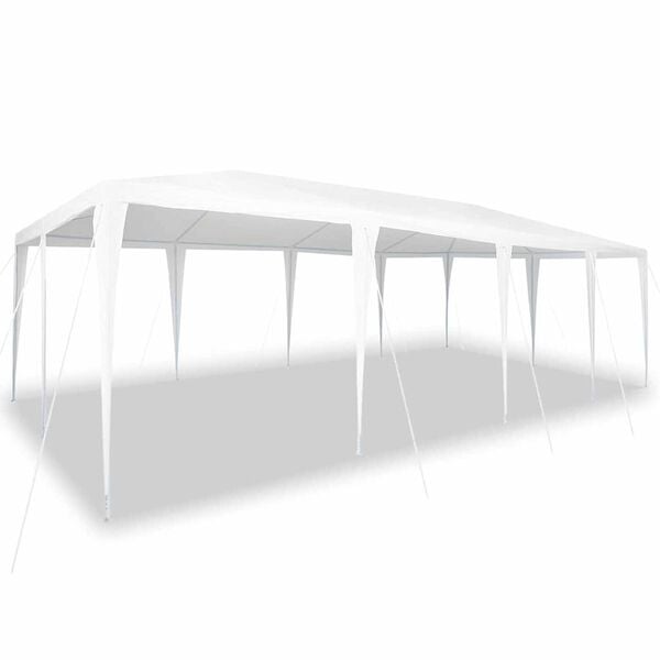 vidaXL Carpa de Fiesta Blanco 800 x 400 x 266 cm Poliéster y Acero