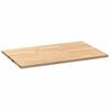 vidaXL Encimera de cocina rectangular madera maciza roble