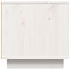 vidaXL Mueble de TV madera maciza de pino blanco 140x40x40 cm