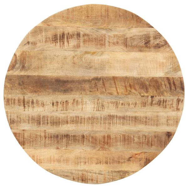 vidaXL Superficie de mesa redonda madera maciza de mango 15-16 mm 80cm