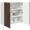 vidaXL Mueble de Cocina Kalmar Roble Marr&oacute;n 80 x 31 x 80 cm