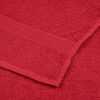 vidaXL Toallas de invitados FROGN 4 uds rojo 30x50 cm 360 g/m&sup2;