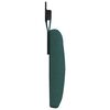 vidaXL Cabecera Colgante Verde oscuro 130 x 55 x 7 cm tela