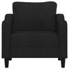 vidaXL Sill&oacute;n de tela negro 60 cm
