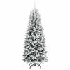 vidaXL &Aacute;rbol de Navidad artificial 210 cm PVC y Pl&aacute;stico y Acero y PE